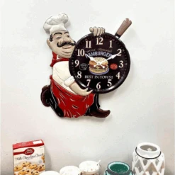 Clock Iron Plate Stamping Clock Chef 54cm -Party Supplies Store KristineProductImage 2025 01 21T132158.302