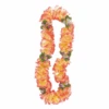Luau Fancy Orchid Lei 106cm (42in) - Pink And Yellow -Party Supplies Store Luau Fancy Orchid Lei Pink Yellow 106cm