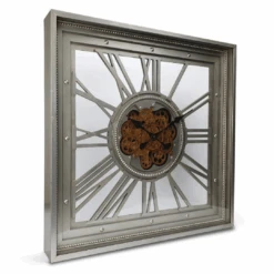 Luxurious Big Square Rotary Gears Clock -Party Supplies Store Luxurious Big Square Rotary Gears Clock 80cm p3