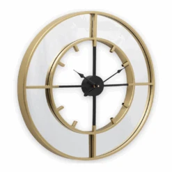 Luxurious Mirror Clock 61cm Bronze -Party Supplies Store Luxurious Mirror Clock 61cm Bronze p3