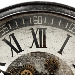 Luxurious Rotating Gears Clock 60cm Black -Party Supplies Store Luxurious Rotating Gears Clock 60cm Black p6