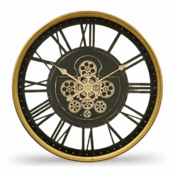 Luxurious Rotating Gears Clock 60cm -Party Supplies Store Luxurious Rotating Gears Clock 60cm p2