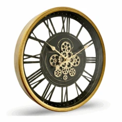 Luxurious Rotating Gears Clock 60cm -Party Supplies Store Luxurious Rotating Gears Clock 60cm p4