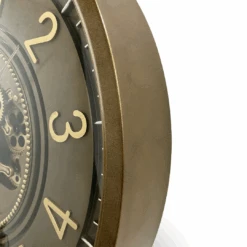 Luxurious Rotating Gears Clock 66cm Coffee Brown -Party Supplies Store Luxurious Rotating Gears Clock 66cm Coffee Brown p8