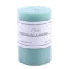 Pillar Candle Moss Perfume Lily & Jasmine 5x7.5cm -Party Supplies Store Pillar Candle Moss Perfume Lily Jasmine 5x7.5cm