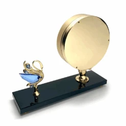 Premium Clock Crystal Swan 17cm Blue -Party Supplies Store Premium Clock Crystal Swan 17cm Blue p7
