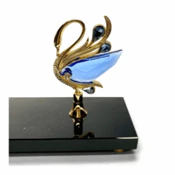 Premium Clock Crystal Swan 17cm Blue -Party Supplies Store Premium Clock Crystal Swan 17cm Blue p9