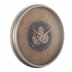 Round Persian Exposed Gear Clock 80cm Rustic Silver -Party Supplies Store Round Persian Exposed Gear Clock 80cm Rustic Silver p2