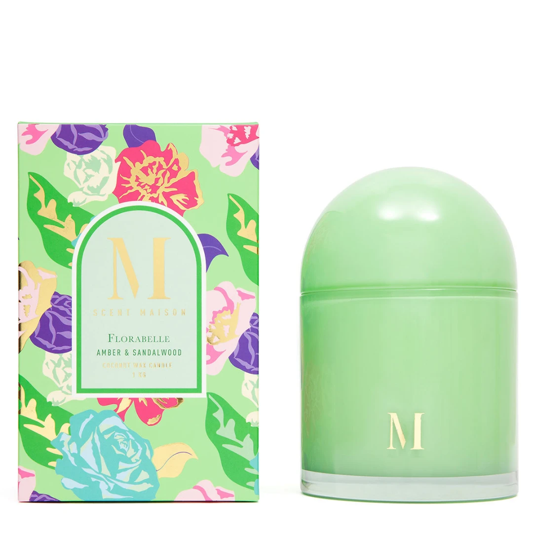 Florabelle Dome Candle 1000g Pink Freesia - Scent Maison 3 Florabelle Dome Candle 1000g Pink Freesia - Scent Maison