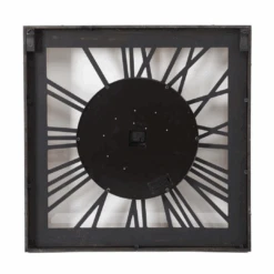 Square Roma Exposed Gear Clock 80x80cm Gold And Silver -Party Supplies Store Square Roma Exposed Gear Clock 80x80cm Gold Silver p6