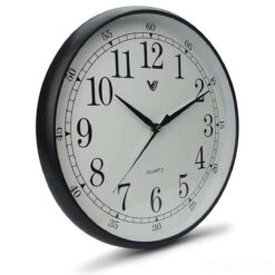 Wyatt Wall Clock 33x33x3cm Assorted -Party Supplies Store Wyatt Wall Clock 33x33x3cm 2 Asstd p6