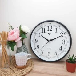 Wyatt Wall Clock 33x33x3cm Assorted -Party Supplies Store Wyatt Wall Clock 33x33x3cm Assorted p3