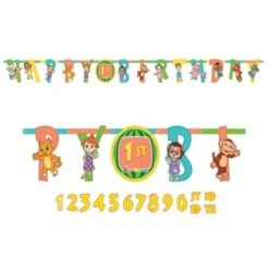 Cocomelon Jumbo Add-An-Age Letter Banner