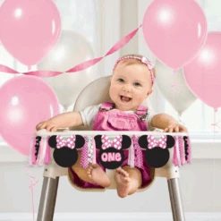 Anagram Minnie Mouse Forever Deluxe High Chair Decoration ONE