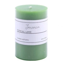 Pillar Candle Jamaica - Tropical Lime 5X7.5Cm