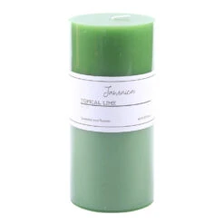 Pillar Candle Jamaica - Tropical Lime 7x15cm