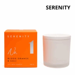 Numbered Core Candle -1 300g Blood Orange & Goji - Serenity