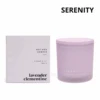 Coloured Core Candle 300g Lavender Clementine - Serenity 1 Coloured Core Candle 300g Lavender Clementine - Serenity -Party Supplies Store serenity glass jar with lid in box 300g lavender clementine 1