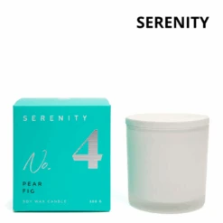 Numbered Core Candle - 4 300g Pear Fig - Serenity